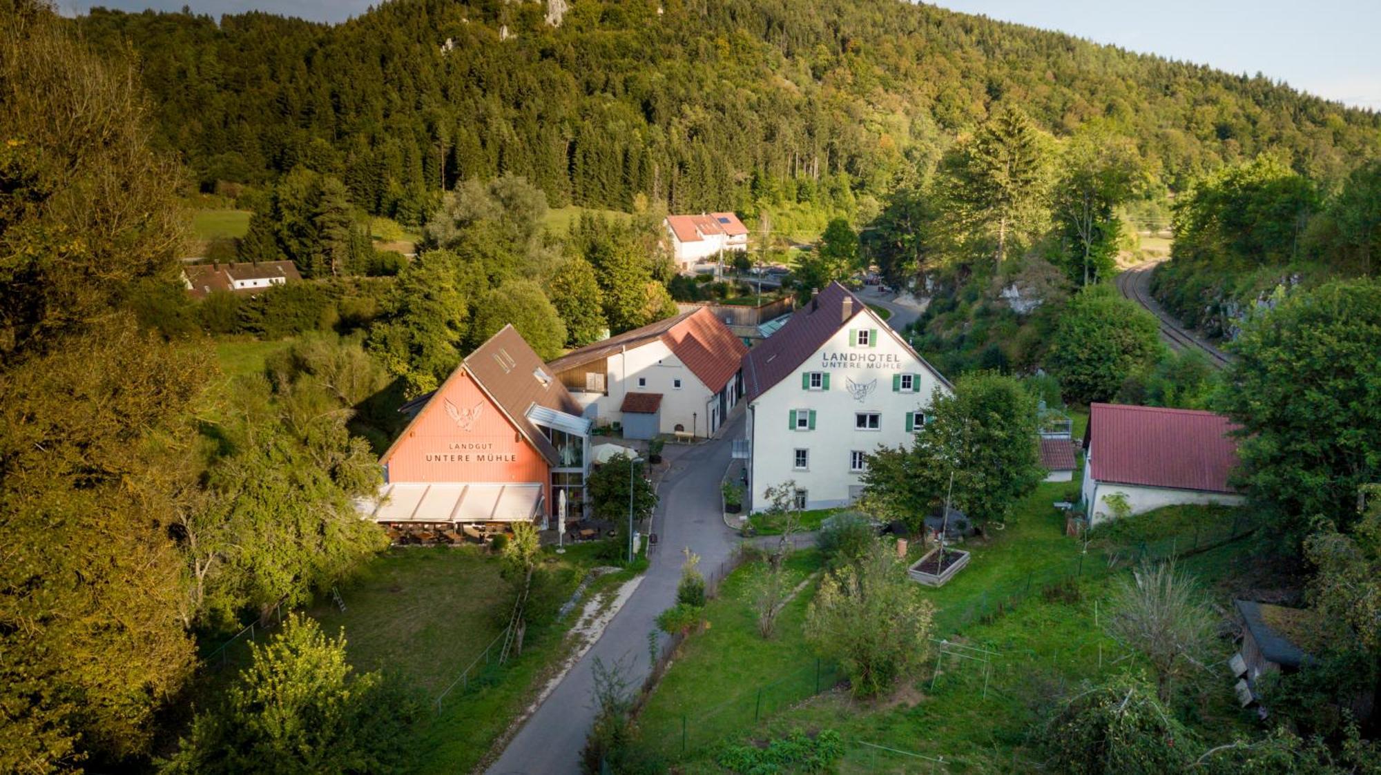 Landhotel Untere Muehle Strassberg Екстериор снимка